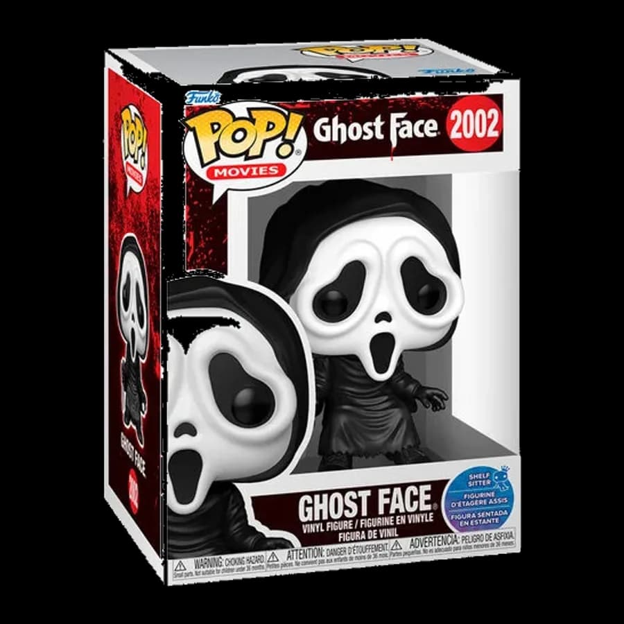FUNKO POP! MOVIES: GHOST FACE (HORROR SISTERS) - GHOST FACE (SHELF-SITTER) #2002 VINYL FIGURE
