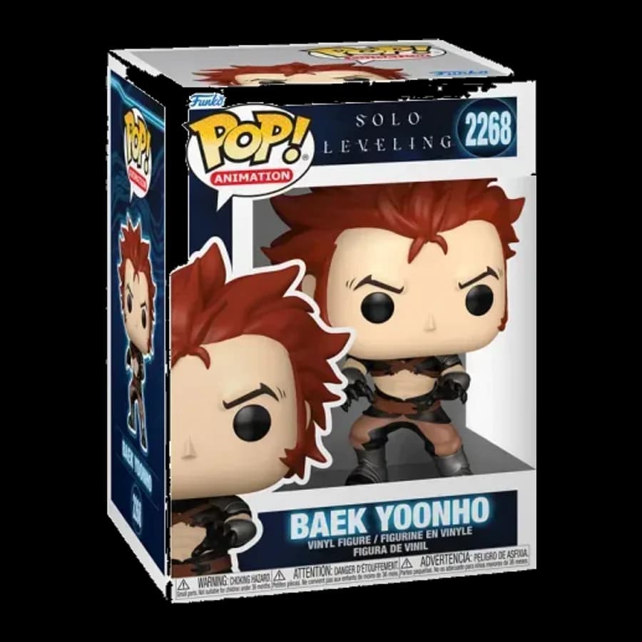 FUNKO POP! ANIMATION: SOLO LEVELING - BAEK YOONHO #2268 VINYL FIGURE