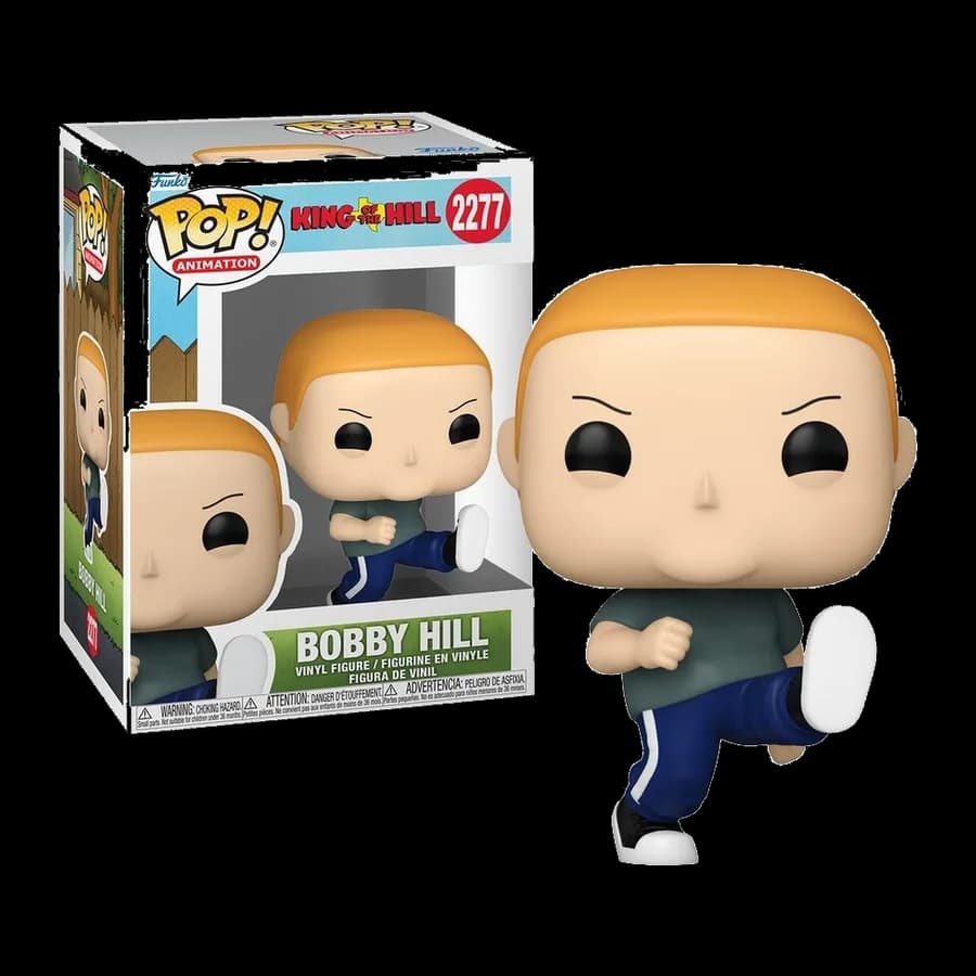 FUNKO POP! ANIMATION: KING OF THE HILL - BOBBY HILL (KICKING) #2277 VINYL FIGURE