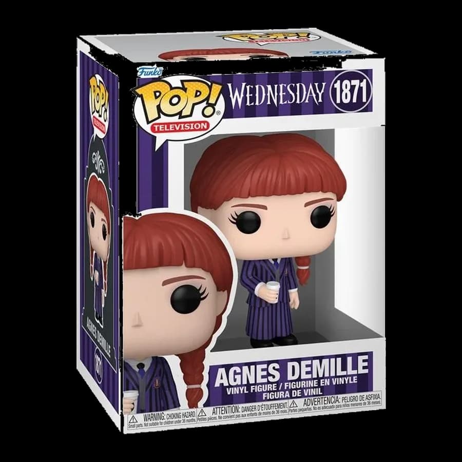 FUNKO POP! TELEVISION: WEDNESDAY - AGNES DEMILLE #1871 VINYL FIGURE