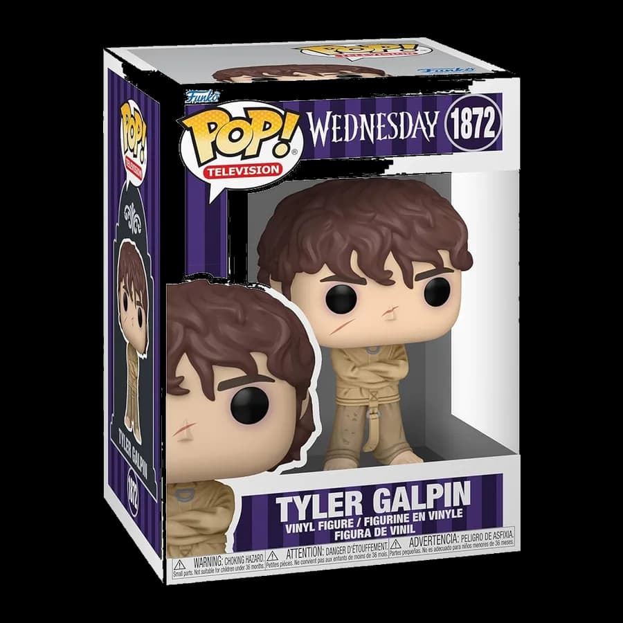 FUNKO POP! TELEVISION: WEDNESDAY - TYLER GALPIN #1872 VINYL FIGURE