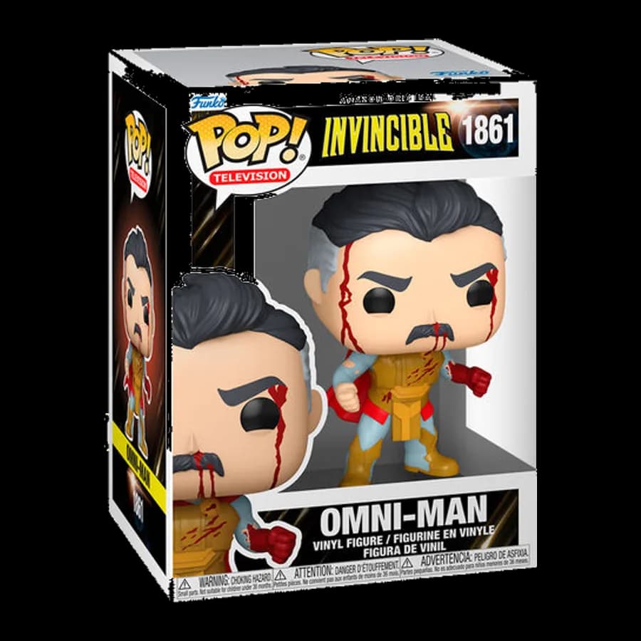 FUNKO POP! TELEVISION: INVINCIBLE - OMNI-MAN (BLOOD) #1861 VINYL FIGURE