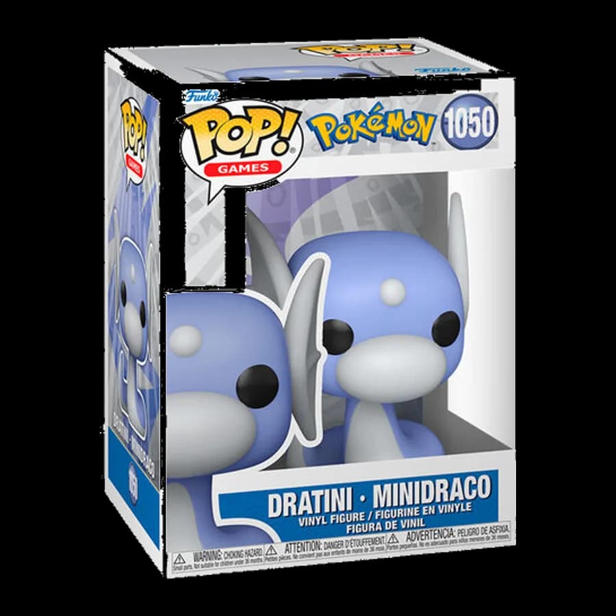 FUNKO POP! GAMES: POKEMON - DRATINI MINIDRACO #1050 VINYL FIGURE