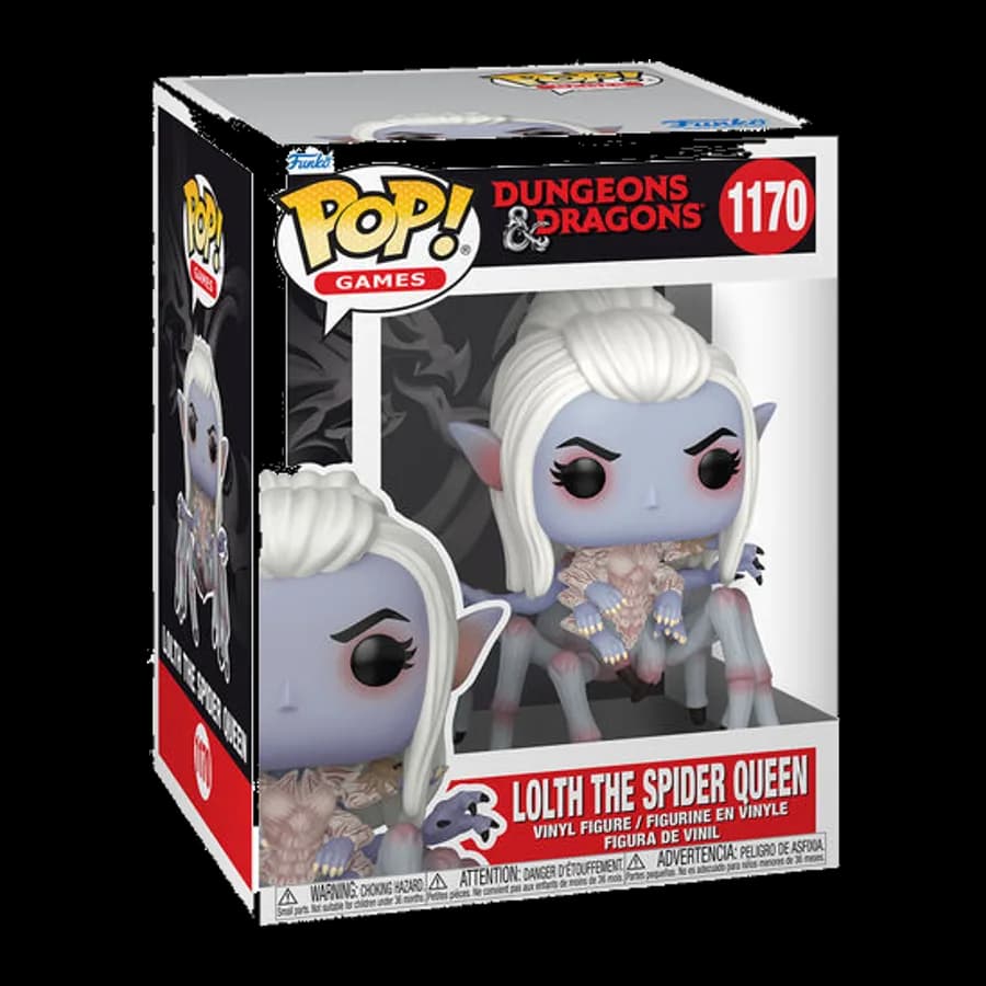 FUNKO POP! PREMIUM GAMES: DUNGEONS AND DRAGONS - LOLTH THE SPIDER QUEEN #1170 VINYL FIGURE