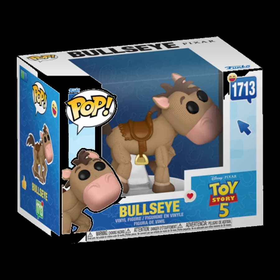 FUNKO POP! PREMIUM DISNEY: TOY STORY 5 - BULLSEYE #1713 VINYL FIGURE