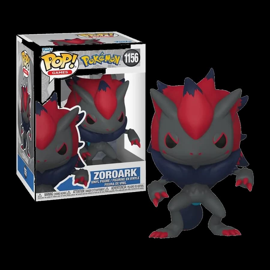 FUNKO POP! GAMES: POKEMON - ZOROARK #1156 VINYL FIGURE