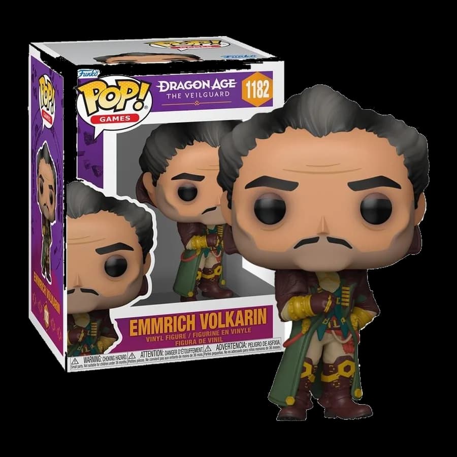 FUNKO POP! GAMES: DRAGON AGE: THE VEILGUARD - EMMRICH VOLKARIN #1182 VINYL FIGURE