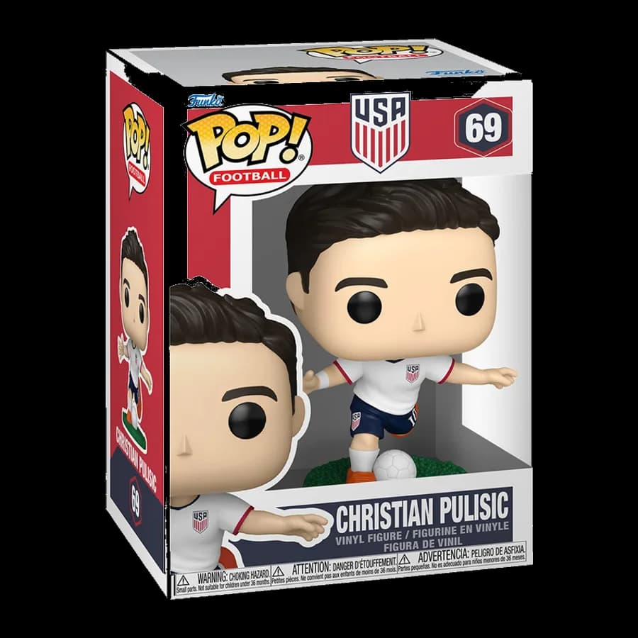 FUNKO POP! FOOTBALL: USA - CHRISTIAN PULISIC #69 VINYL FIGURE