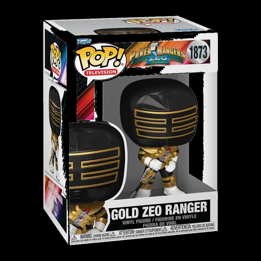 FUNKO POP! TELEVISION: POWER RANGERS ZEO - GOLD ZEO RANGER #1873 VINYL FIGURE