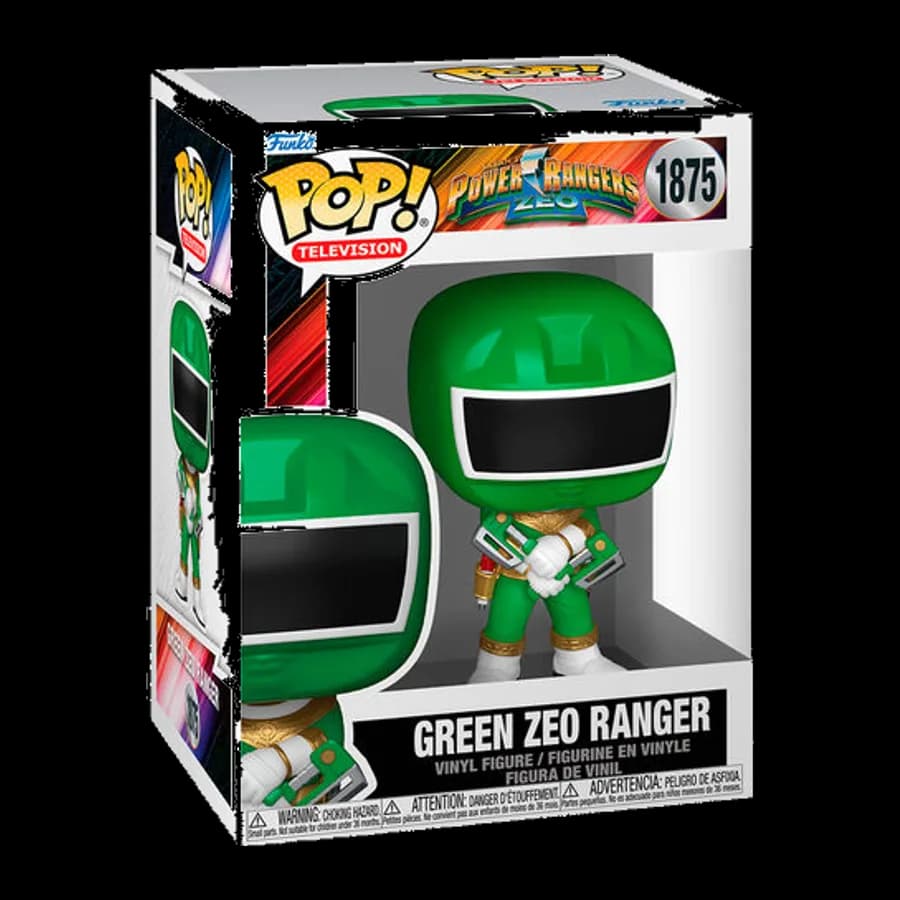FUNKO POP! TELEVISION: POWER RANGERS ZEO - GREEN ZEO RANGER #1875 VINYL FIGURE