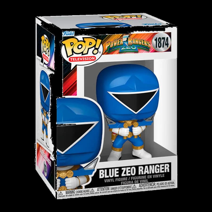 FUNKO POP! TELEVISION: POWER RANGERS ZEO - BLUE ZEO RANGER #1874 VINYL FIGURE