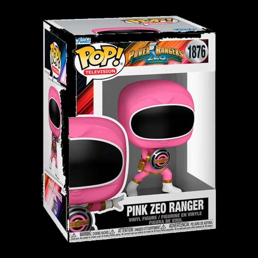 FUNKO POP! TELEVISION: POWER RANGERS ZEO - PINK ZEO RANGER #1876 VINYL FIGURE