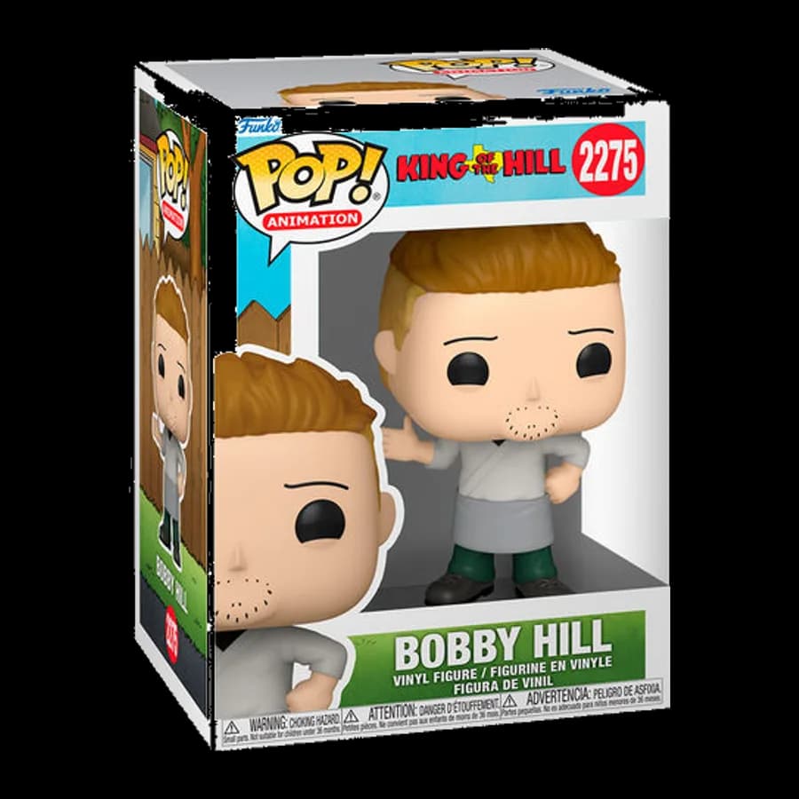 FUNKO POP! ANIMATION: KING OF THE HILL - BOBBY HILL #2275 VINYL FIGURE