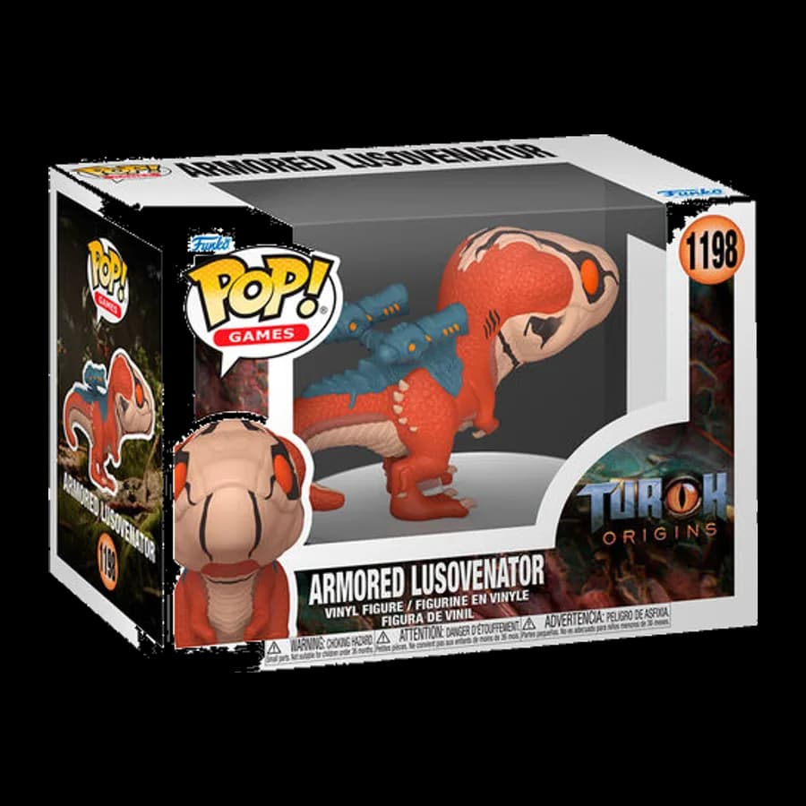FUNKO POP! GAMES: TUROK ORIGINS - ARMORED LUSOVENATOR #1198 VINYL FIGURE
