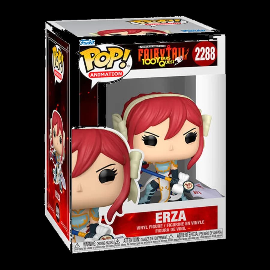 FUNKO POP! ANIMATION: FAIRY TAIL - 100 YEARS QUEST - ERZA #2288 VINYL FIGURE