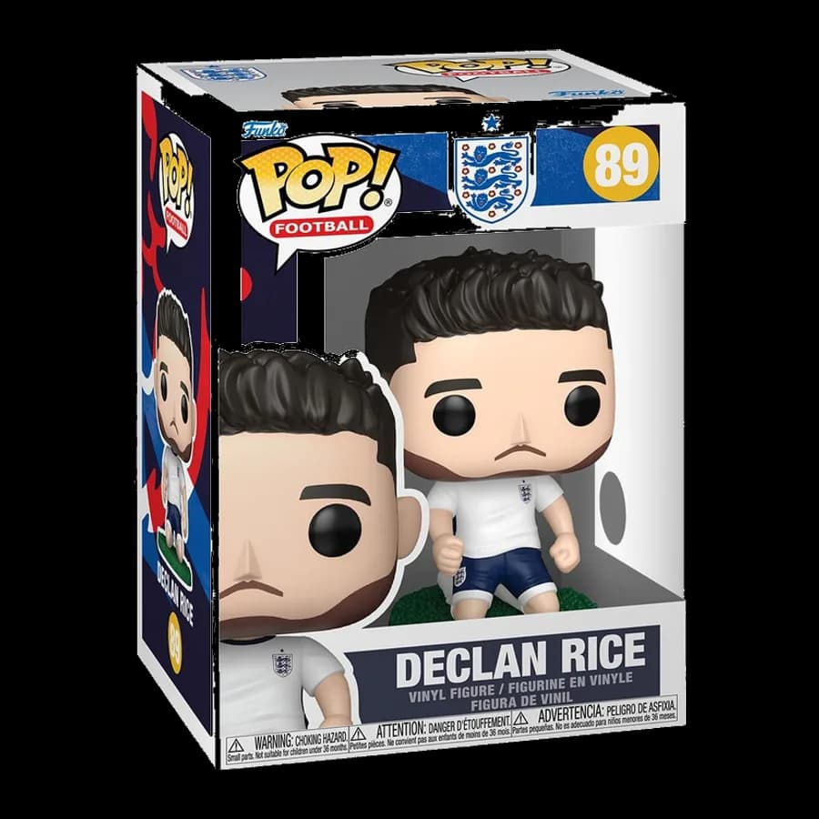 FUNKO POP! FOOTBALL: ENGLAND - DECLAN RICE #89 VINYL FIGURE
