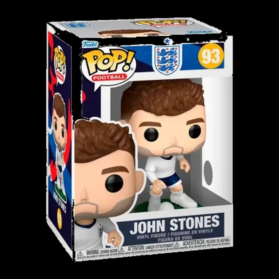 FUNKO POP! FOOTBALL: ENGLAND - JOHN STONES #93 VINYL FIGURE