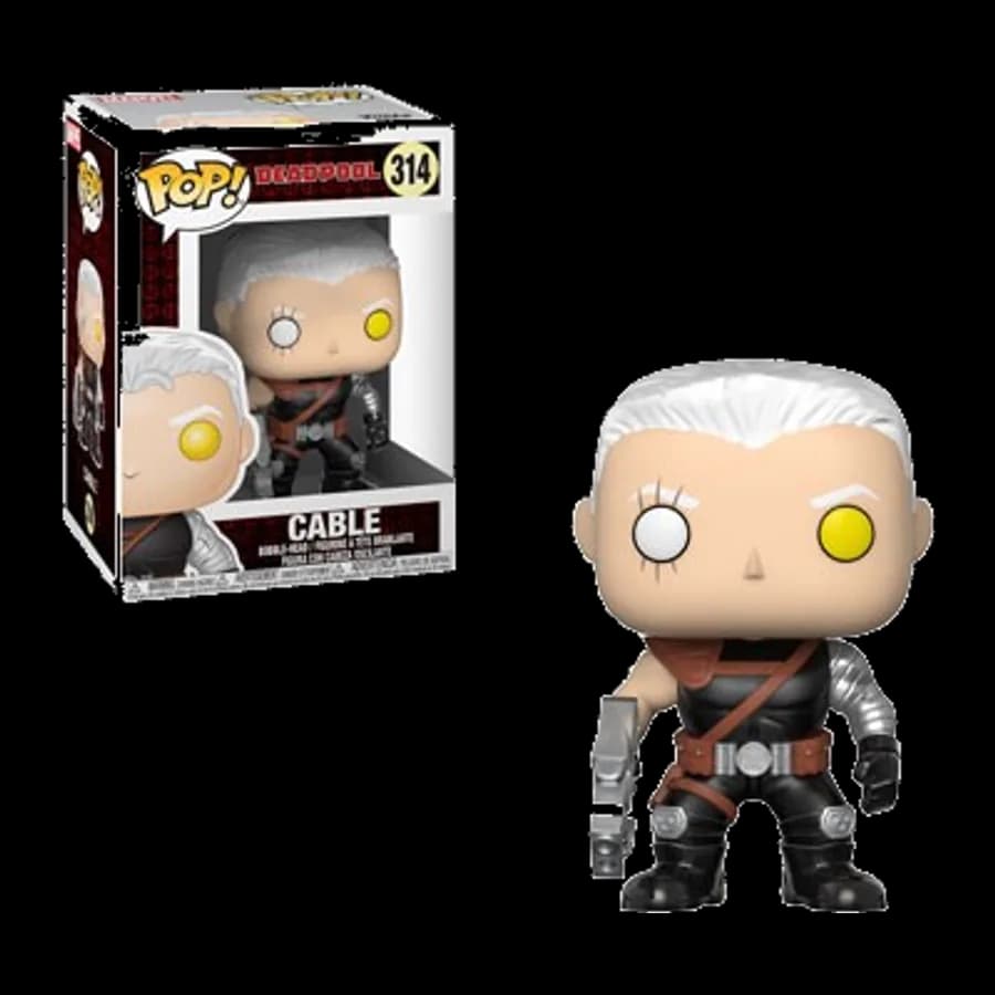 POP! DEADPOOL - CABLE NO. 314 - BOBBLE-HEAD FIGURE