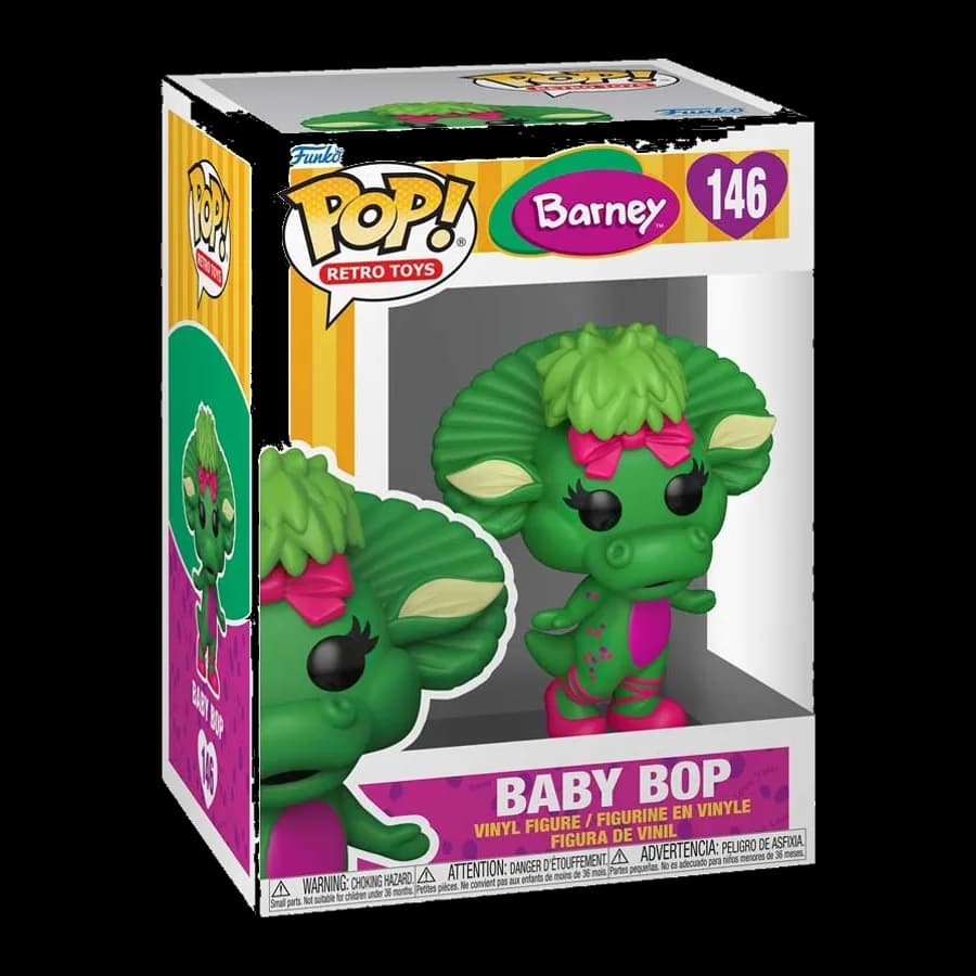 FUNKO POP! RETRO TOYS: BARNEY - BABY BOP #146 VINYL FIGURE