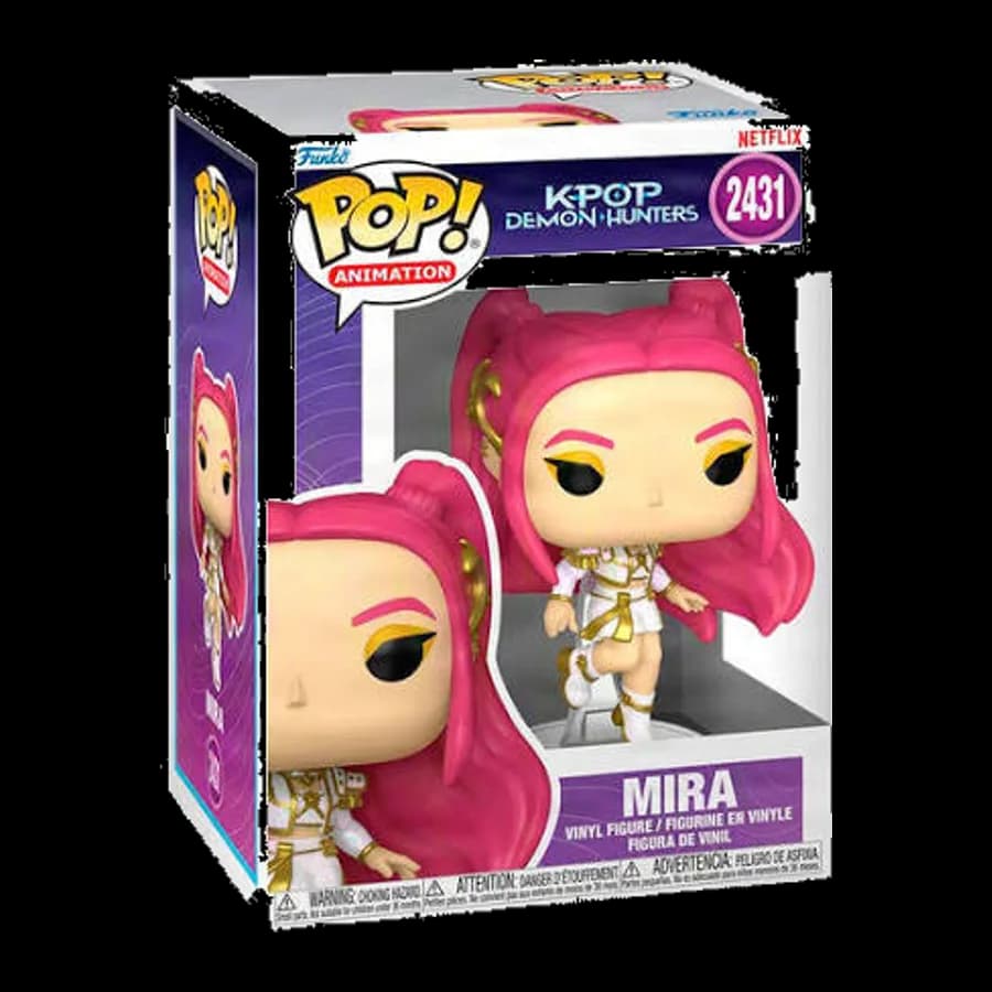 FUNKO POP! ANIMATION: K-POP DEMON HUNTERS - MIRA #2431 VINYL FIGURE