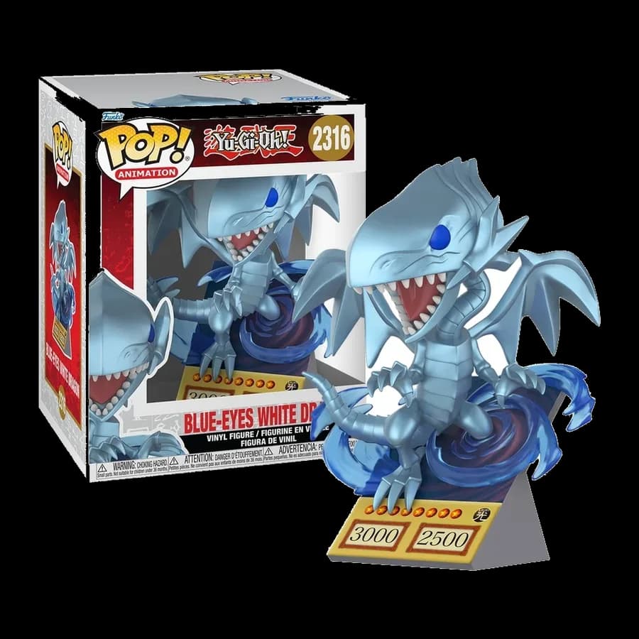 FUNKO POP! PREMIUM: YU-GI-OH! - BLUE EYES WHITE DRAGON #2316 VINYL FIGURE