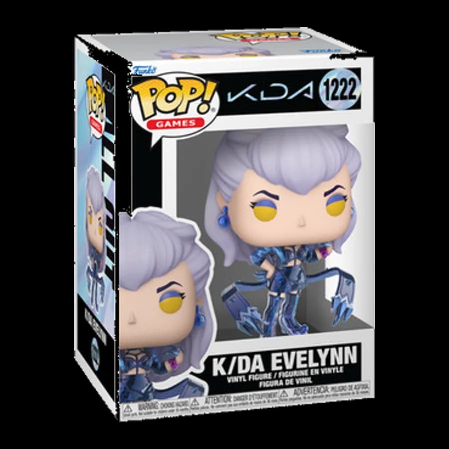 FUNKO POP! GAMES: KDA - K/DA EVELYNN #1222 VINYL FIGURE
