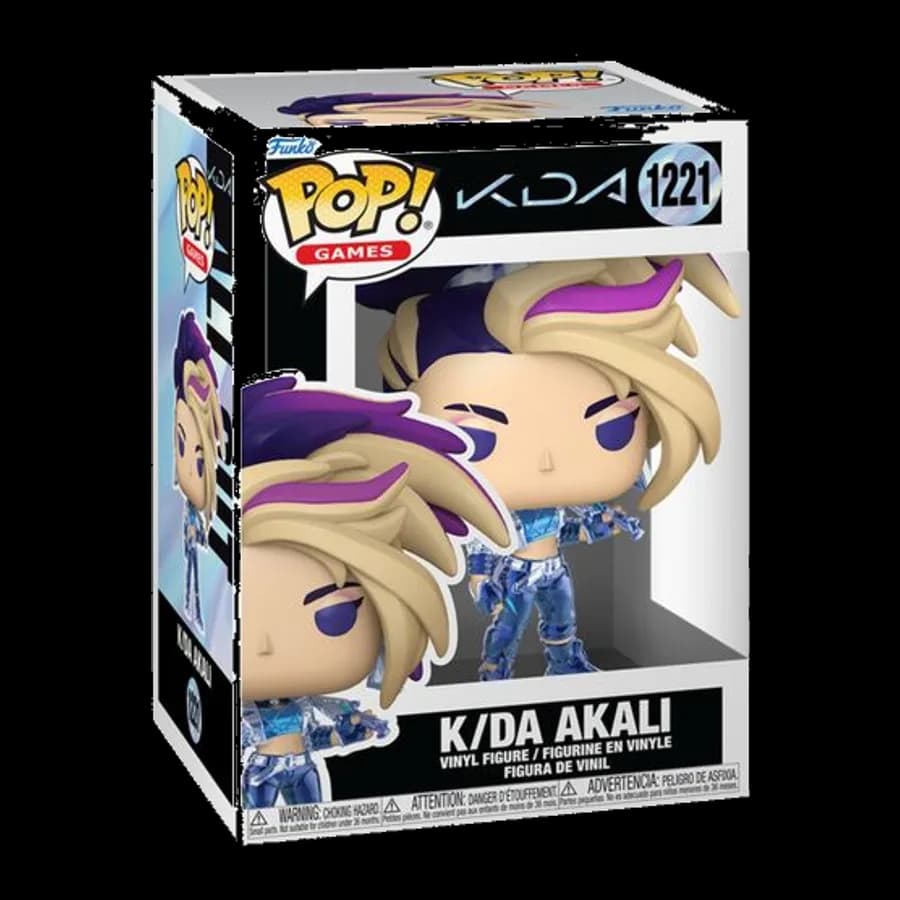FUNKO POP! GAMES: KDA - K/DA AKALI #1221 VINYL FIGURE