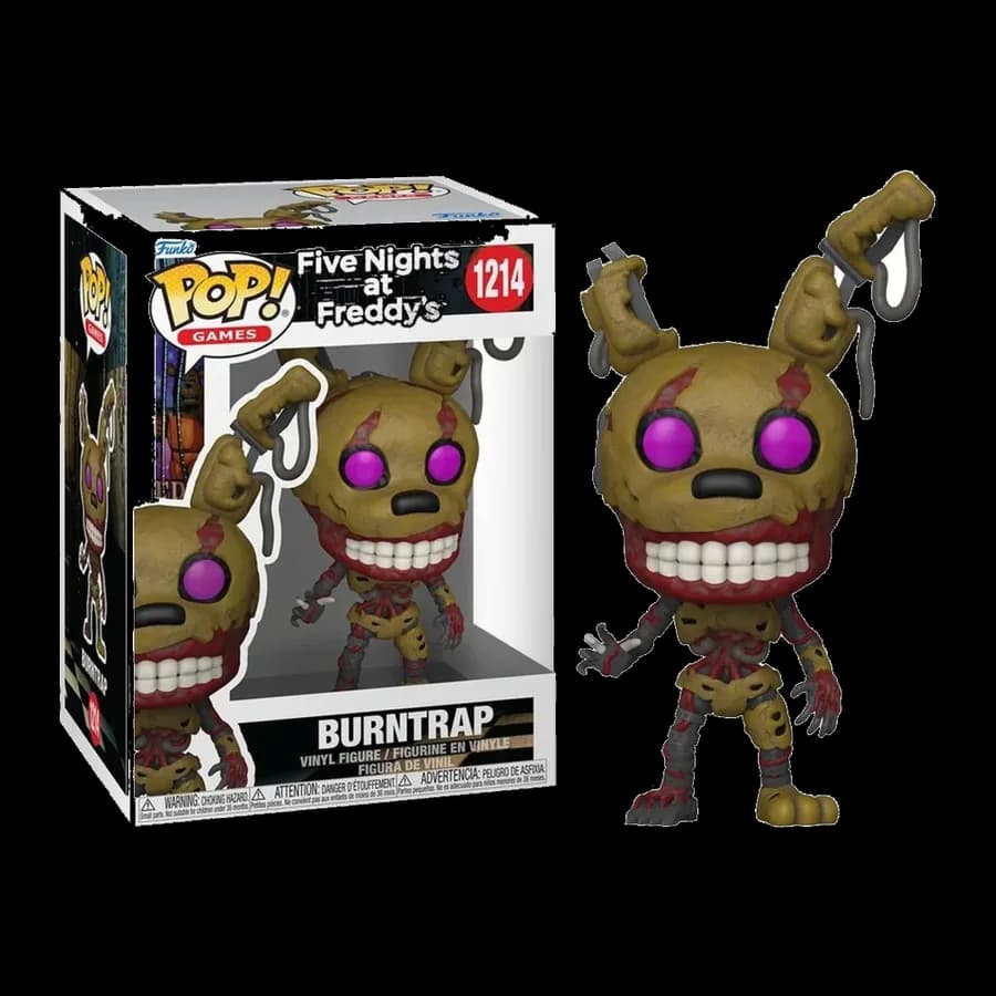 FUNKO POP! GAMES: FIVE NIGHTS AT FREDDY'S - BURNTRAP #1214 VINYL FIGURE