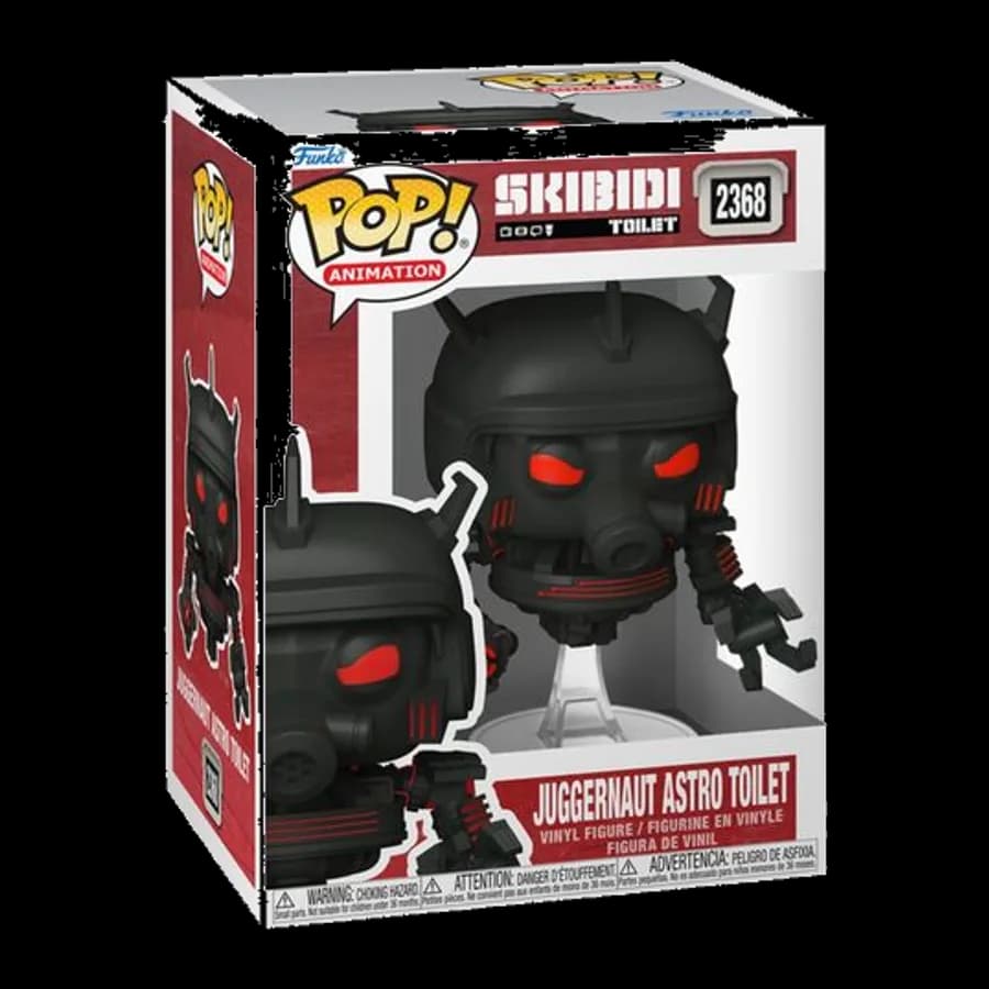 FUNKO POP! ANIMATION: SKIBIDI TOILET - JUGGERNAUT ASTROTOILET #2368 VINYL FIGURE
