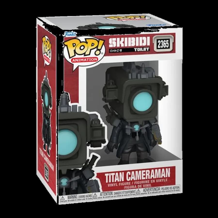 FUNKO POP! ANIMATION: SKIBIDI TOILET - TITAN CAMERAMAN #2365 VINYL FIGURE