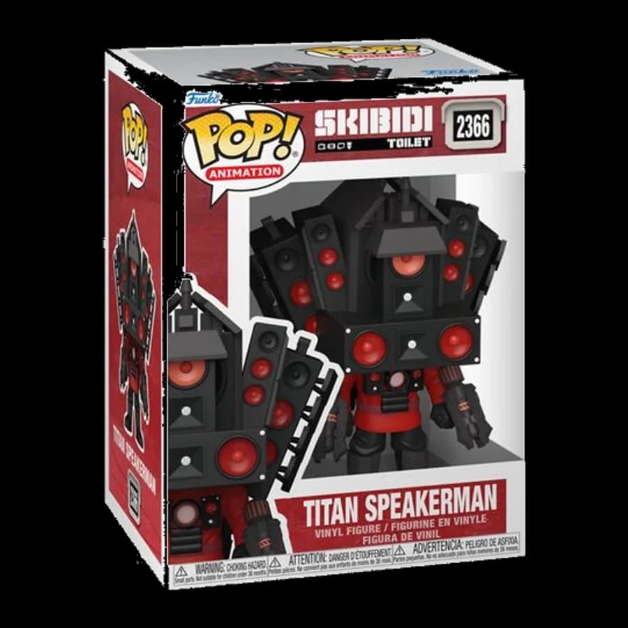 FUNKO POP! ANIMATION: SKIBIDI TOILET - TITAN SPEAKERMAN #2366 VINYL FIGURE