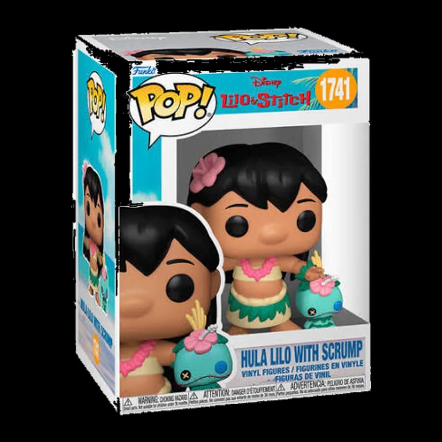 FUNKO POP! DISNEY: LILO & STITCH - HULA LILO WITH SCRUMP #1741 VINYL FIGURE