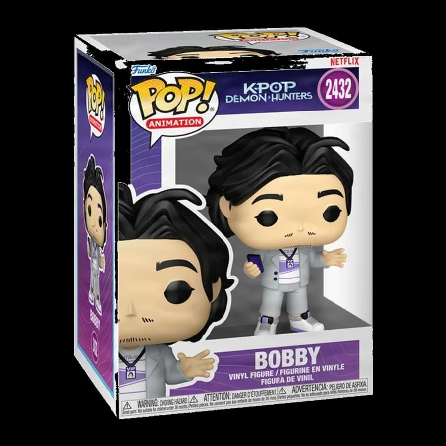 FUNKO POP! ANIMATION: K-POP DEMON HUNTERS - BOBBY #2432 VINYL FIGURE