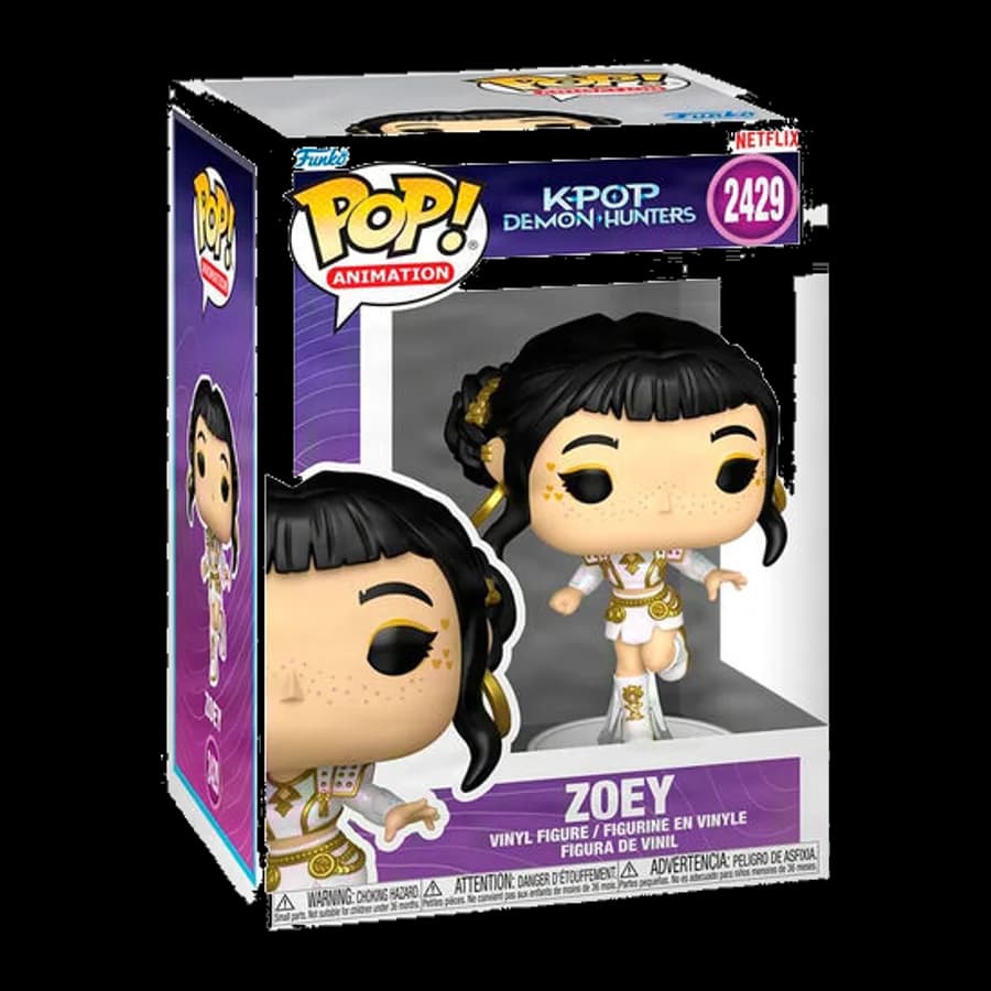 FUNKO POP! ANIMATION: K-POP DEMON HUNTERS - ZOEY #2429 VINYL FIGURE