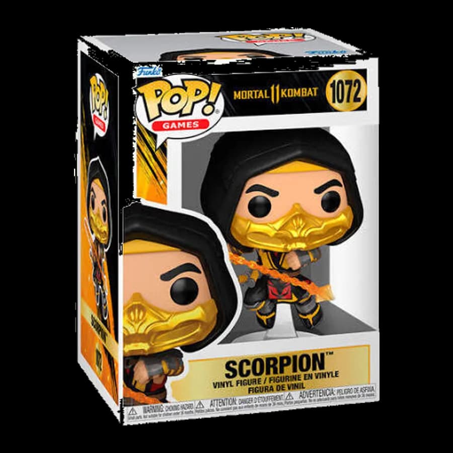 FUNKO POP! GAMES: MORTAL KOMBAT 11 - SCORPION #1072 VINYL FIGURE