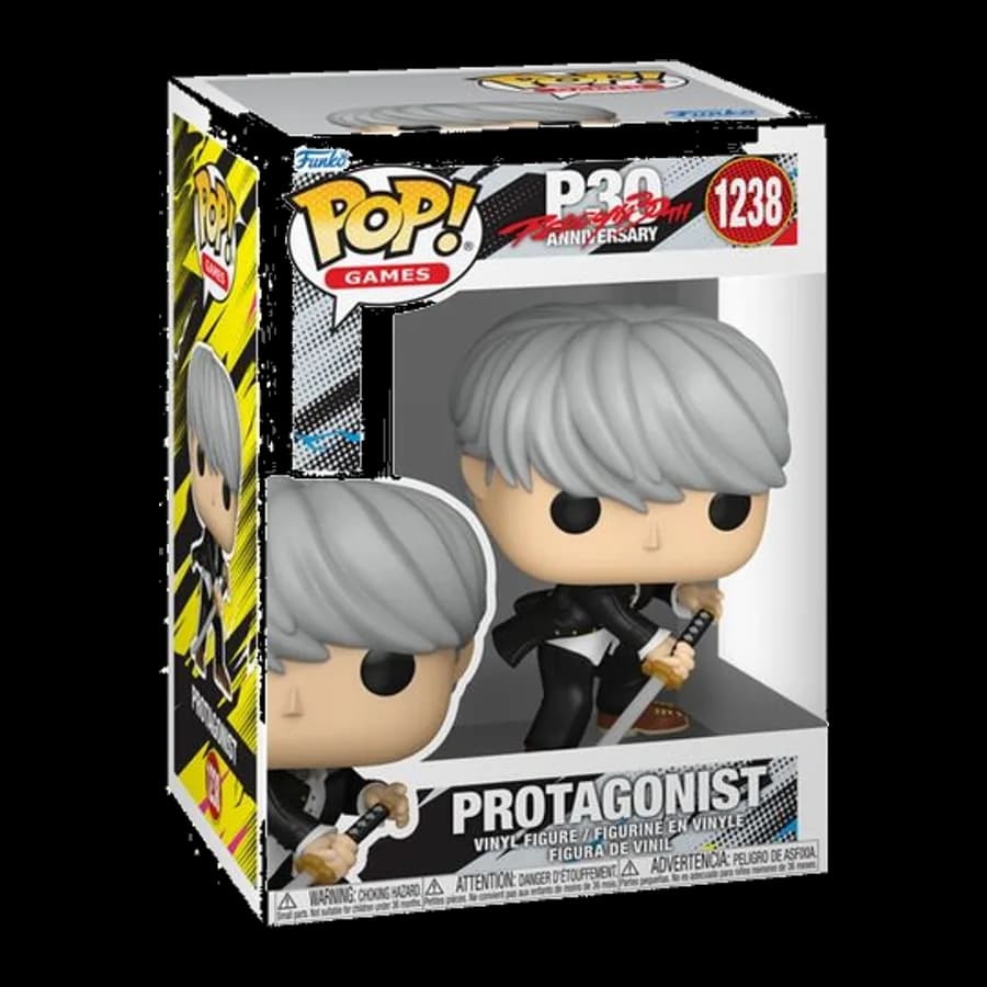 FUNKO POP! GAMES: PERSONA 30th ANNIVERSARY - PROTAGONIST #1238 VINYL FIGURE