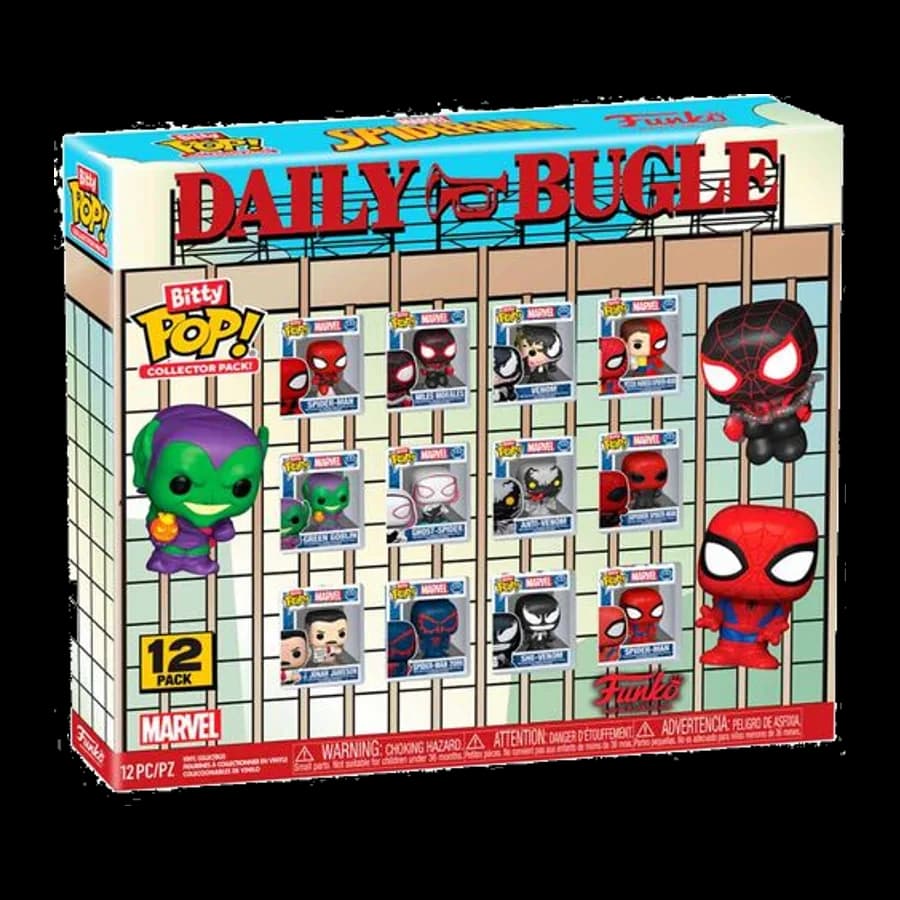 FUNKO BITTY POP! COLLECTOR 12-PACK!: MARVEL - DAILY BUGLE (SPECIAL EDITION) VINYL FIGURES