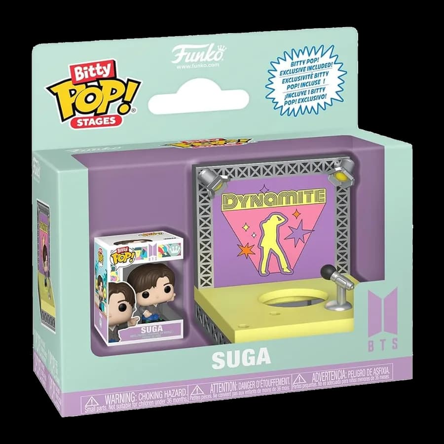 FUNKO BITTY POP! STAGES: BTS - DYNAMITE - SUGA VINYL FIGURE