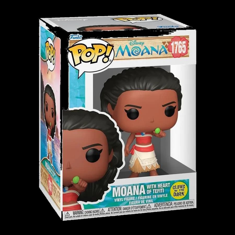 FUNKO POP! DISNEY: MOANA - MOANA WITH HEART OF TEFITI (GLOWS IN THE DARK) #1765 VINYL FIGURE