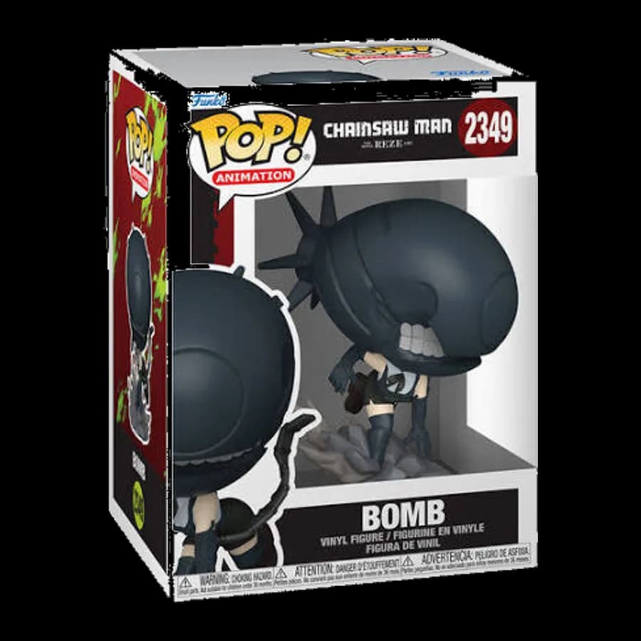 FUNKO POP! ANIMATION: CHAINSAW MAN THE MOVIE: REZE ARC - BOMB #2349 VINYL FIGURE