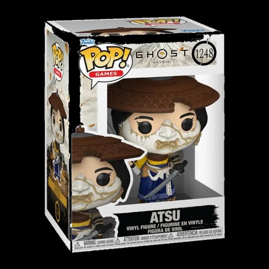 FUNKO POP! GAMES: GHOST OF YOTEI - ATSU #1248 VINYL FIGURE