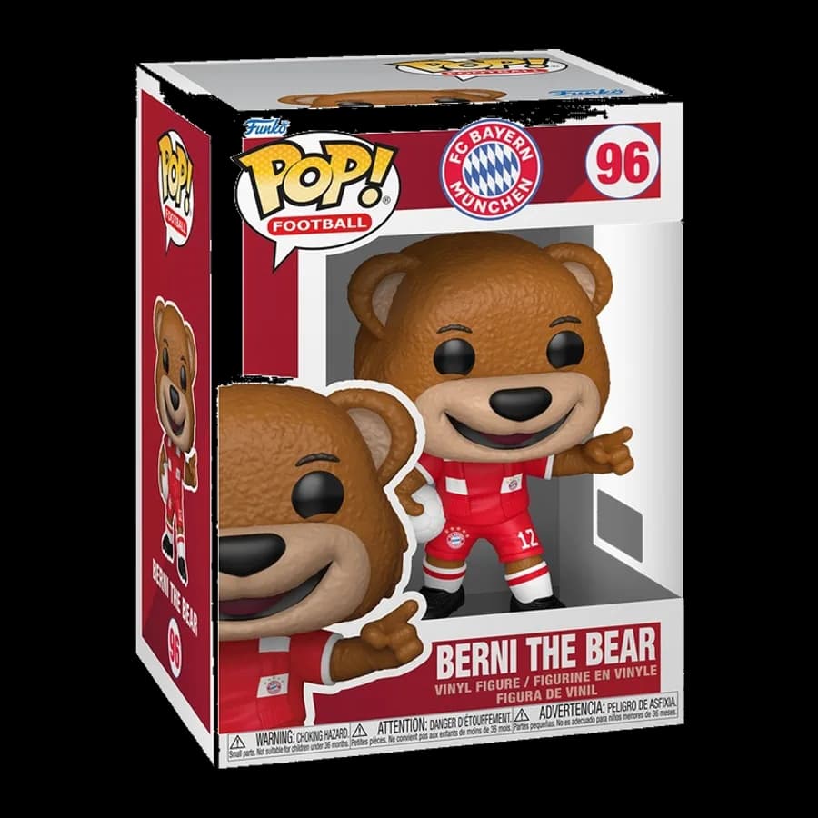FUNKO POP! FOOTBALL: FC BAYERN MUNCHEN - BERNI THE BEAR #96 VINYL FIGURE