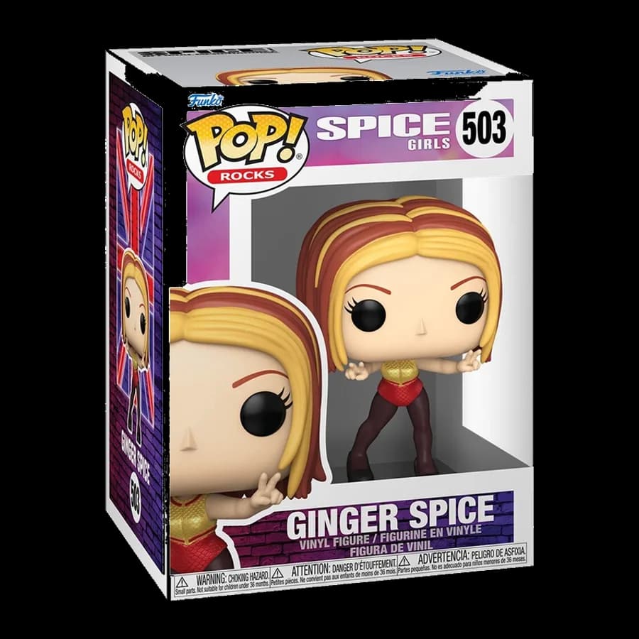 FUNKO POP! ROCKS: SPICE GIRLS - GINGER SPICE #503 VINYL FIGURE