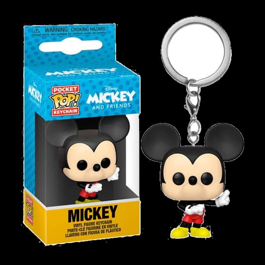 FUNKO POCKET POP! DISNEY: MICKEY AND FRIENDS - MICKEY VINYL FIGURE KEYCHAIN