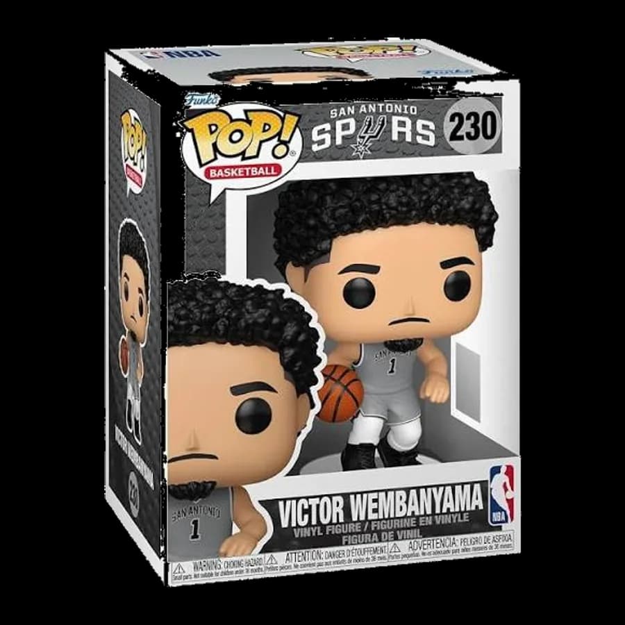FUNKO POP! BASKETBALL: SAN ANTONIO SPURS - VICTOR WEMBANYAMA #230 VINYL FIGURE