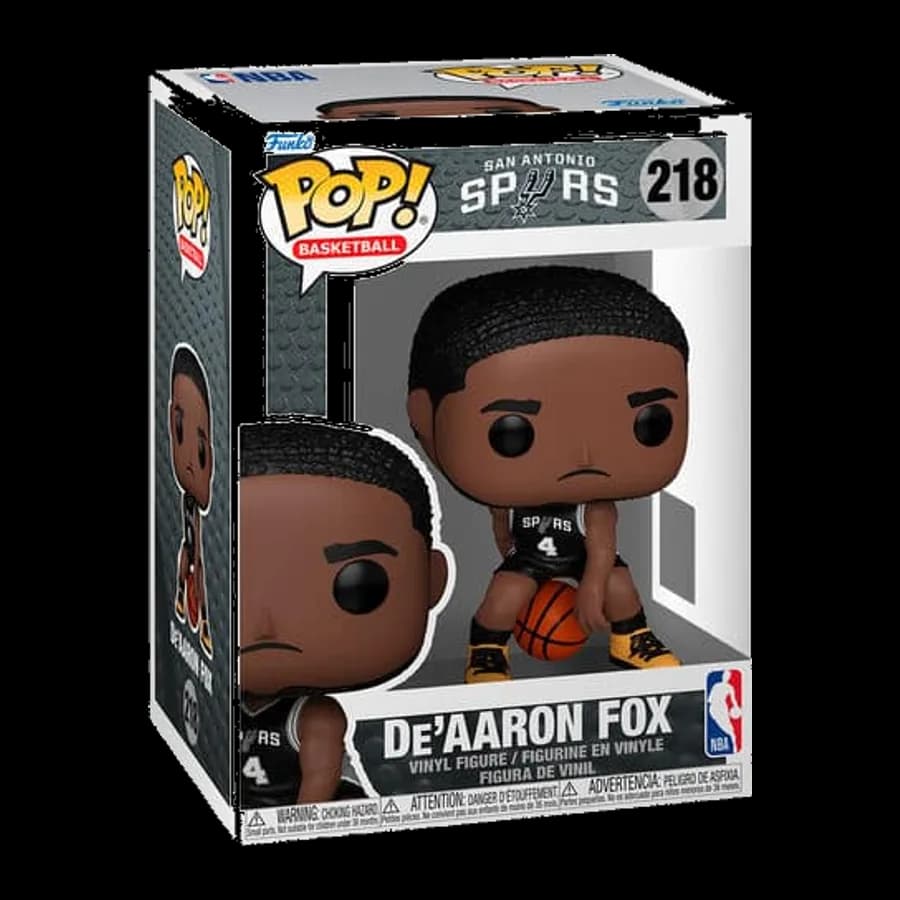 FUNKO POP! BASKETBALL: SAN ANTONIO SPURS - DE'AARON FOX #218 VINYL FIGURE