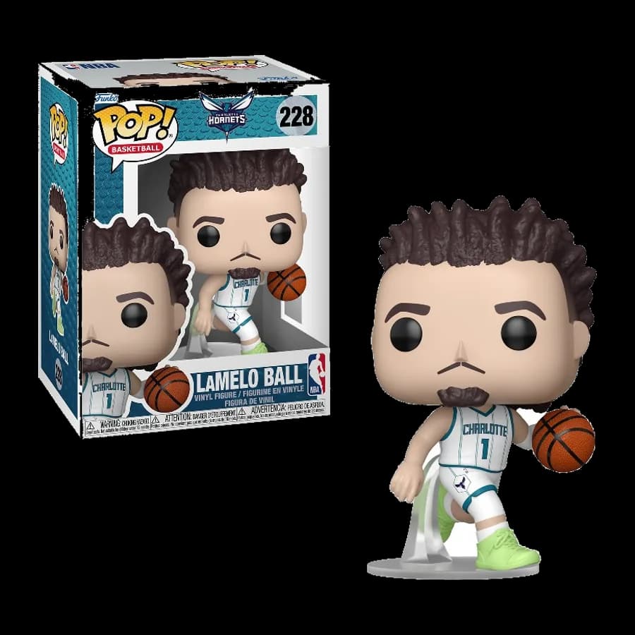 FUNKO POP! BASKETBALL: CHARLOTTE HORNETS - LAMELO BALL (ASSOCIATION EDITION JERSEY) #228 VINYL FIGURE