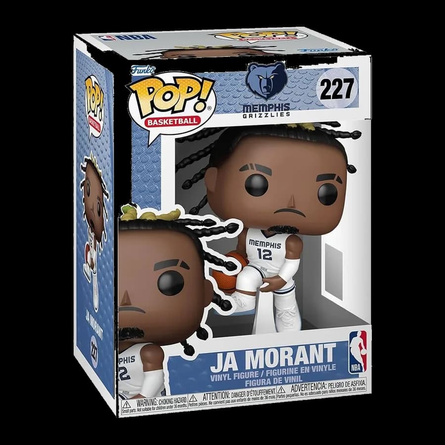 FUNKO POP! BASKETBALL NBA: MEMPHIS GRIZZLIES - JA MORANT (ASSOCIATION EDITION JERSEY) #227 VINYL FIGURE