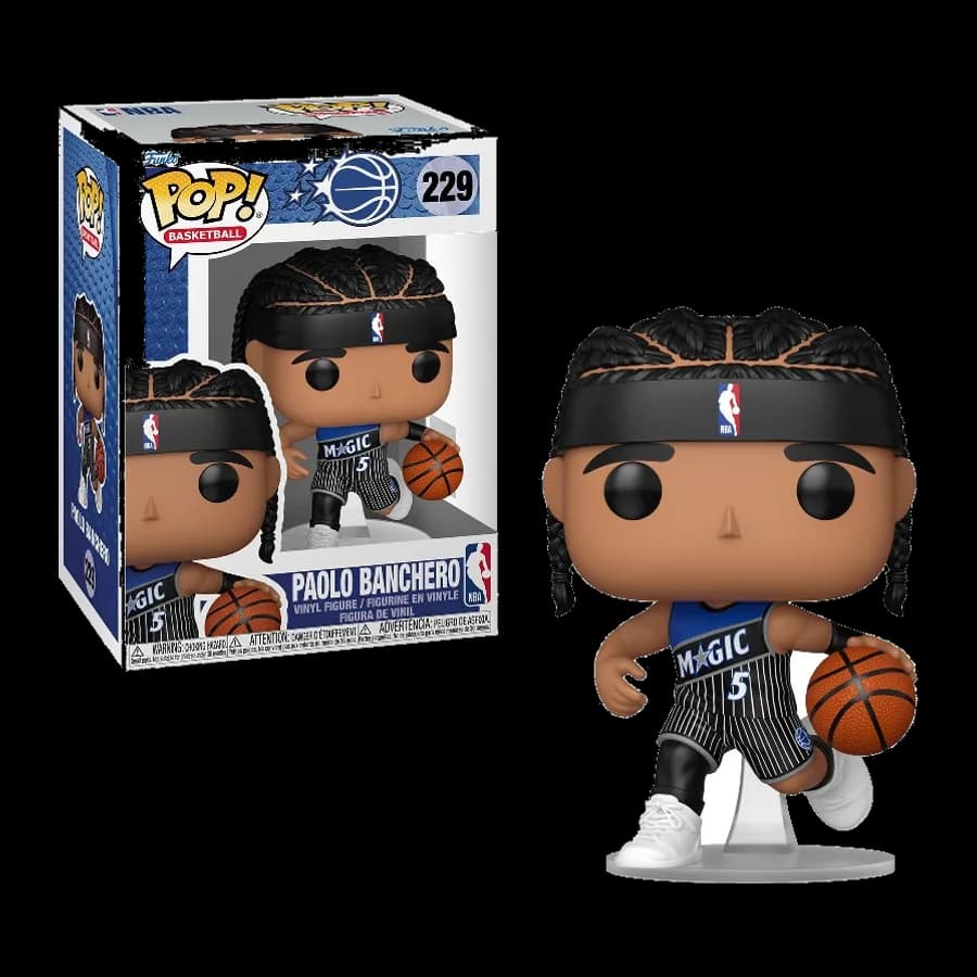 FUNKO POP! BASKETBALL NBA: ORLANDO MAGIC - PAOLO BANCHERO (ICON EDITION JERSEY) #229 VINYL FIGURE