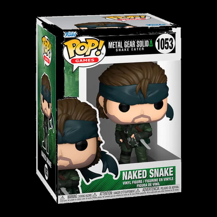 FUNKO POP! GAMES: METAL GEAR SOLID DELTA SNAKE EATER - NAKED SNAKE #1053 VINYL FIGURE
